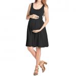 Платье для беременных однотонное K6116