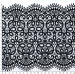 Кружево макраме ART.5635 цвет чёрный, ширина 20см