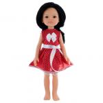 Платье в горох для кукол Paola Reina 32 см
