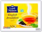 Чёрный чай Lord Nelson English Breakfast 50 шт.