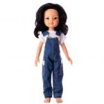 Джинсовый комбинезон с футболкой для кукол Paola Reina 32 см
