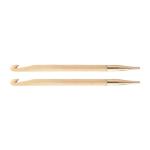 22527 Knit Pro Крючок для вязания тунисский, съемный Bamboo 6 мм, бамбук