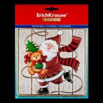 Наклейка ErichKrause® Decor Санта на коньках 17х17см