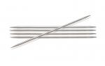 10119 Knit Pro Спицы чулочные 'Nova Metal' 3 мм/20 см, никелированная латунь, серебристый, 5 шт.
