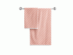 Полотенце Aquarelle МХ42 70/140 Круиз диагональ Розово-оранжевый/белый 08