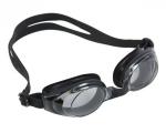 SF 0392 Очки для плавания, серия "Регуляр", черные, цвет линзы - серый