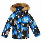 Зимняя куртка для мальчика синий 1016-1 Geburt*
