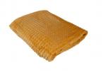 Плед бамбуковый "Кубик", песочный, 100% бамбук