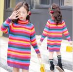 Платье-свитер для девочки RE-06