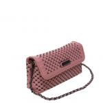См. описание. Эффектная женская сумочка через плечо Tinel_Longeil из натуральной кожи розового цвета.