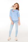 Блузка детская для девочек Chamomile синий 0921136003