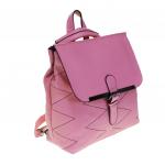 См. описание. Стильная женская сумка-рюкзак Freedom_zag из эко-кожи нежно-розового цвета.