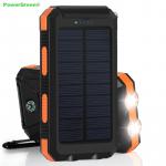Внешний аккумулятор на солнечной батарее Solar Charger 35000 mAh