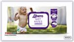 Детские влажные салфетки Libero Wet Wipes 64 шт.