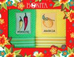 Подарочный набор "Bonita" из 2-х махровых полотенец , "Солнечный"