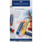 Пастель масляная Faber-Castell "Oil Pastels", 12 цветов, картон. упак., 127012