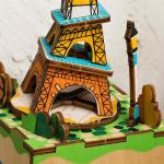 **Деревянный 3D конструктор - музыкальная шкатулка Robotime "Эйфелева башня"