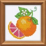 Набор для вышивания для начинающих Апельсин