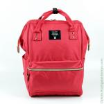 Женский текстильный рюкзак Anello АТ-В2261 Красный7