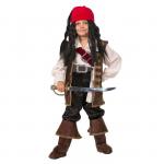 Детский карнавальный костюм «Капитан Джек Воробей», бархат, размер 40, рост 158 см