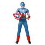 Детский карнавальный костюм «Капитан Америка», текстиль, р. 34, рост 134 см