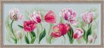 Набор для вышивания RIOLIS PREMIUM Весенние тюльпаны