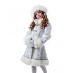 Детский карнавальный костюм «Снегурочка хрустальная», размер 32, рост 122 см