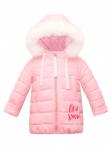 Куртка (СИНТЕПУХ) для девочки ясельного возраста, утепленная, на хлопковой подкладке - зима