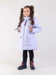 Куртка для девочки дошкольной группы, утёпленная,с меховой подстёжкой - зима