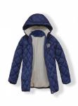 Куртка для девочки младшего шк. возраста, утепленная, на флисе - зима
