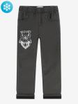 BWB000134 брюки для мальчиков утепленные, темно-серые