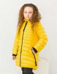 Пальто для девочки младшего шк. возраста, утепленное, на флисовой подкладке - зима