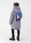 Куртка для девочки младшей школьной группы, утеплённая, на флисовой подкладке - зима