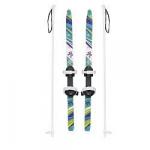 Лыжи детские Быстрики с палками 90/90 см blue