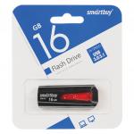 Флэш-диск 16GB SMARTBUY Iron USB 3.0, черный/красный, SB16GBIR-K3