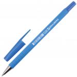 Ручка шариковая BRAUBERG Capital blue, СИНЯЯ, корпус soft-touch голубой, 0,7мм, линия 0,35мм, BP174