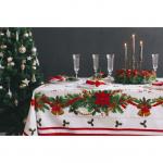 Набор столовый Этель "Рождественский бал" скатерть 110х150 см, салфетки 40*40 см 4 шт, хлопок 100%