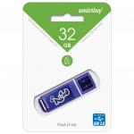 Флэш-диск 32GB SMARTBUY Glossy USB 3.0, тёмно-синий, SB32GBGS-DB