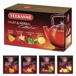 Чай TEEKANNE (Тиканне) "Fruit tea collection",фруктовое ассорти 4 вкуса, 20 пак., Германия, ш/к27558