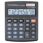 Калькулятор настольный CITIZEN SDC-805BN, МАЛЫЙ (124x102мм), 8 разрядов, двойное питание
