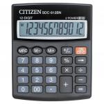 Калькулятор настольный CITIZEN SDC-812BN, МАЛЫЙ (124x102мм), 12 разрядов, двойное питание