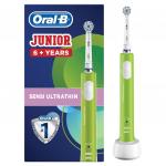 Зубная щетка электрическая детская ORAL-B (Орал-би) Junior, 6+лет, D16.513.1,  тип 4729, ш/к 02370