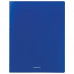 Папка на 2 кольцах ERICH KRAUSE "Classic", 24 мм, синяя, до 130 листов, 0,5мм, 42965, 47014