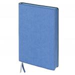 Бизнес-блокнот BRAUBERG Tweed, А5 148x213мм., под ткань, линия, 128л., синий, 110966