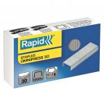 Скобы для степлера RAPID "Omnipress 30" №24/6, 1000 штук, в карт. коробке, до 30л, 5000559