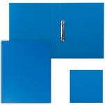 Папка на 2 кольцах ESSELTE "Standard", 42мм, картон/ПП, синяя, до 190 листов 14452