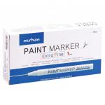 Маркер-краска лаковый MUNHWA "Extra Fine Paint Marker", КРАСНЫЙ, 1мм, нитро-основа, EFPM-03