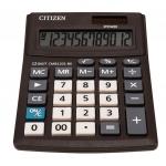 Калькулятор настольный CITIZEN BUSINESS LINE CMB1201BK, МАЛЫЙ(137х102мм),12 разрядов,двойное питание