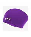 Шапочка для плавания Long Hair Wrinkle-Free Silicone Cap, силикон, LCSL/510, фиолетовый