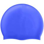 B31520-1 Шапочка для плавания силиконовая одноцветная (Синий)
